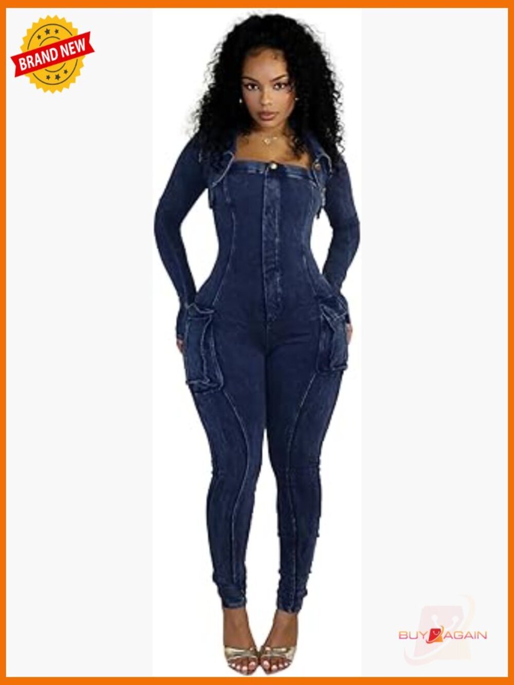 Women's Jumpsuit Casual Romper Long Sleeve V Neck Bodycon Two Piece Outfit Set